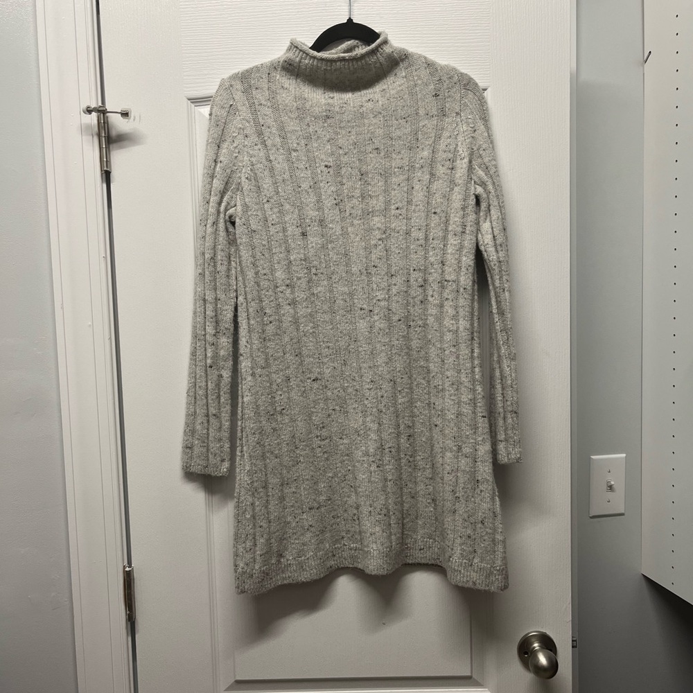 Madewell Cream Knit Sweater dress